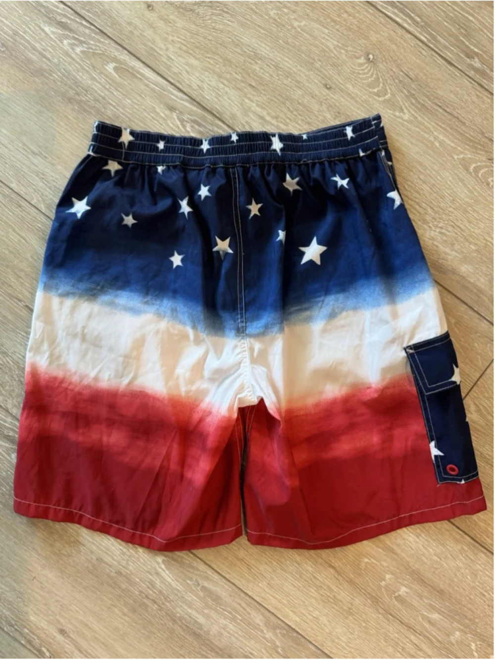 Polo Ralph Lauren USA Flag Swim Trunks Patriotic Americana Board Shorts Small